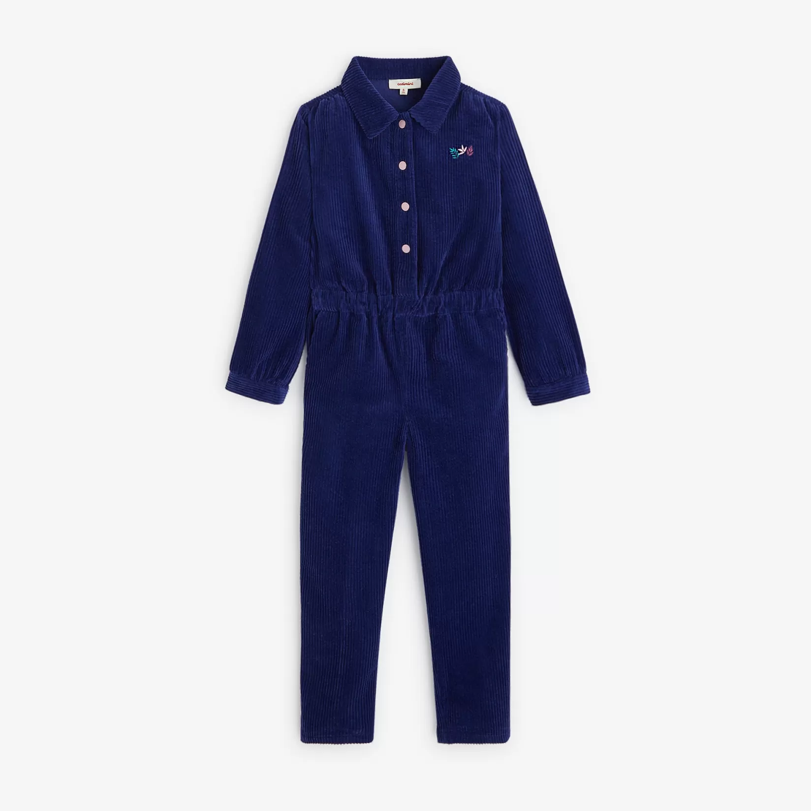 Girls' Blue Velvet Jumpsuit*Catimini Best Sale