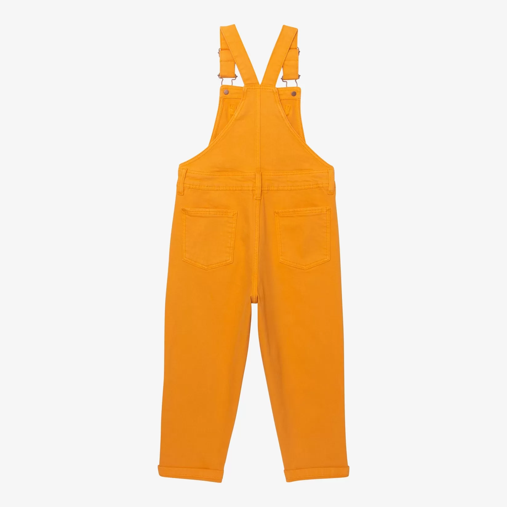 Girls' Deep Yellow Denim Overalls*Catimini Fashion