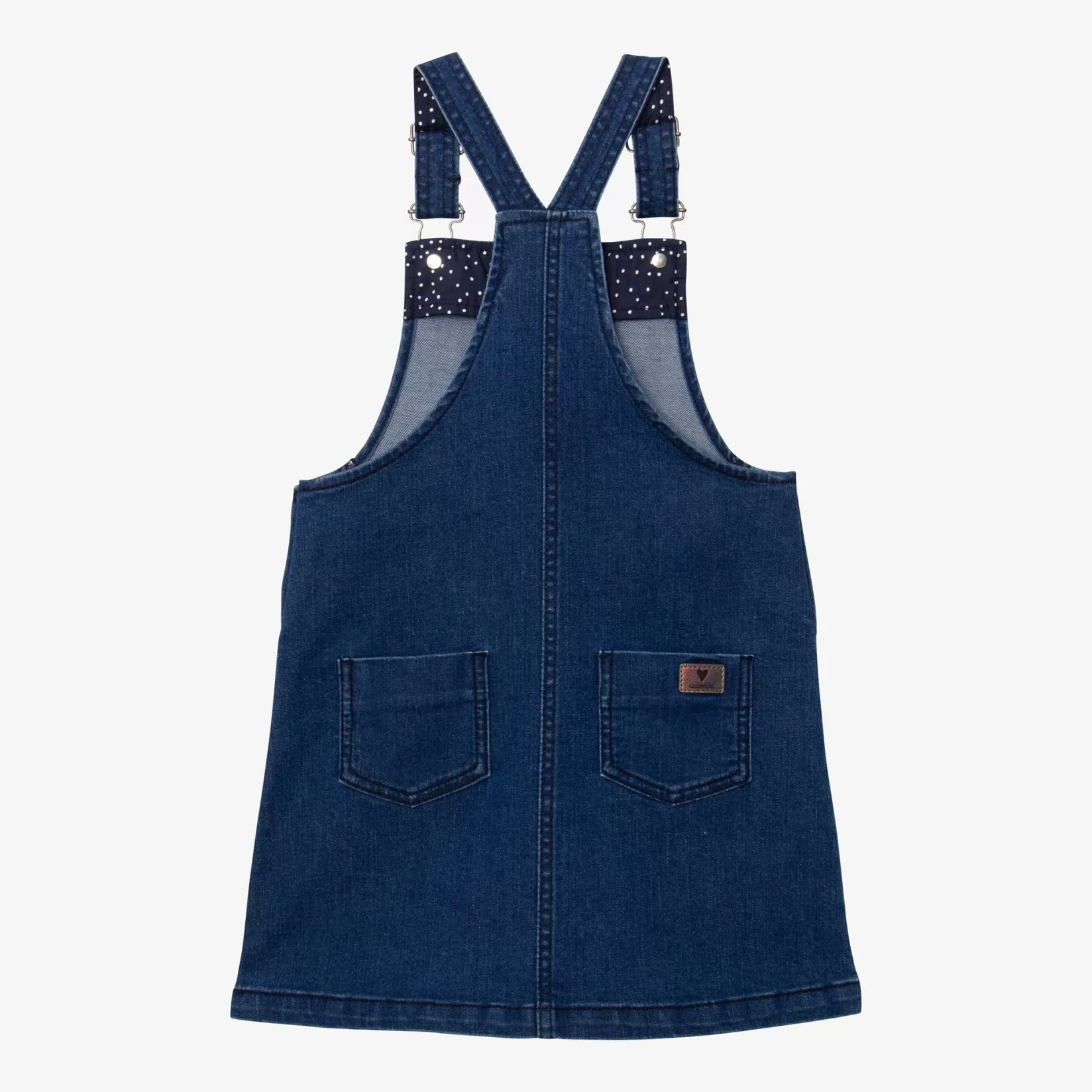 Girls' Embroidered Denim Overall Dress*Catimini Online