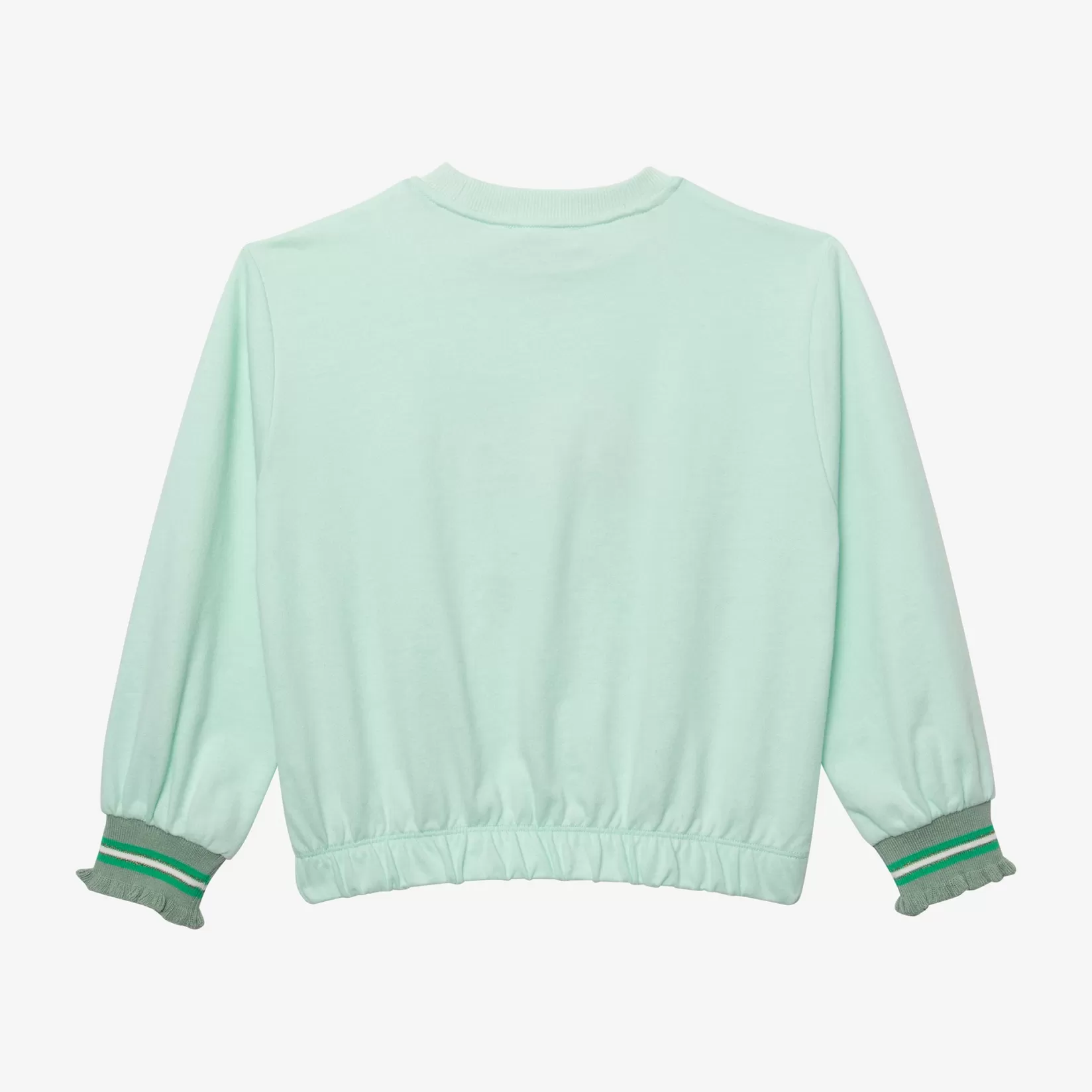 Girl's Green Face-Flowers Sweatshirt*Catimini Store