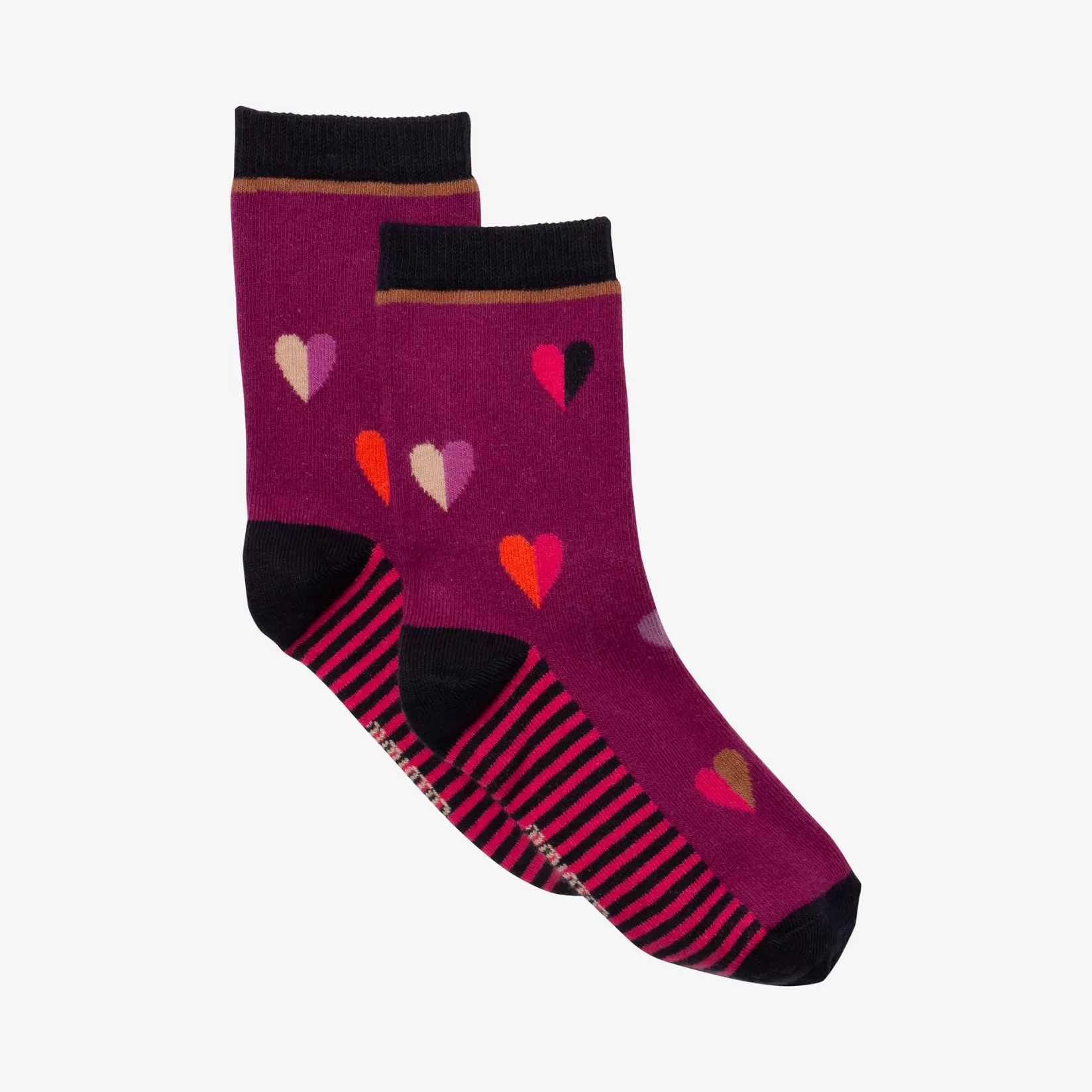 Girls' Heart Purple Socks*Catimini Sale