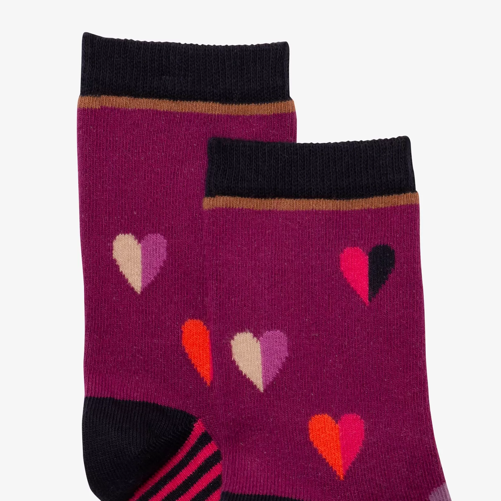 Girls' Heart Purple Socks*Catimini Sale