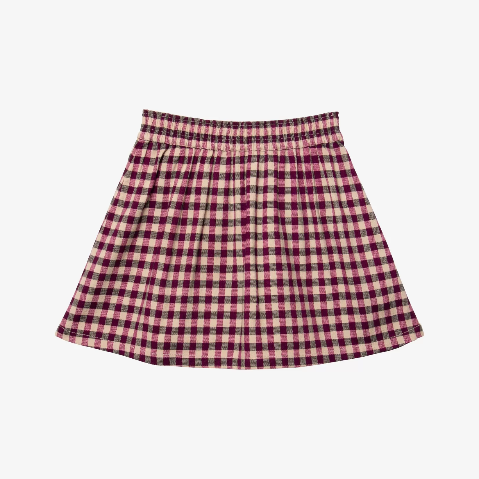 Girls' Purple Gingham Skirt*Catimini Clearance