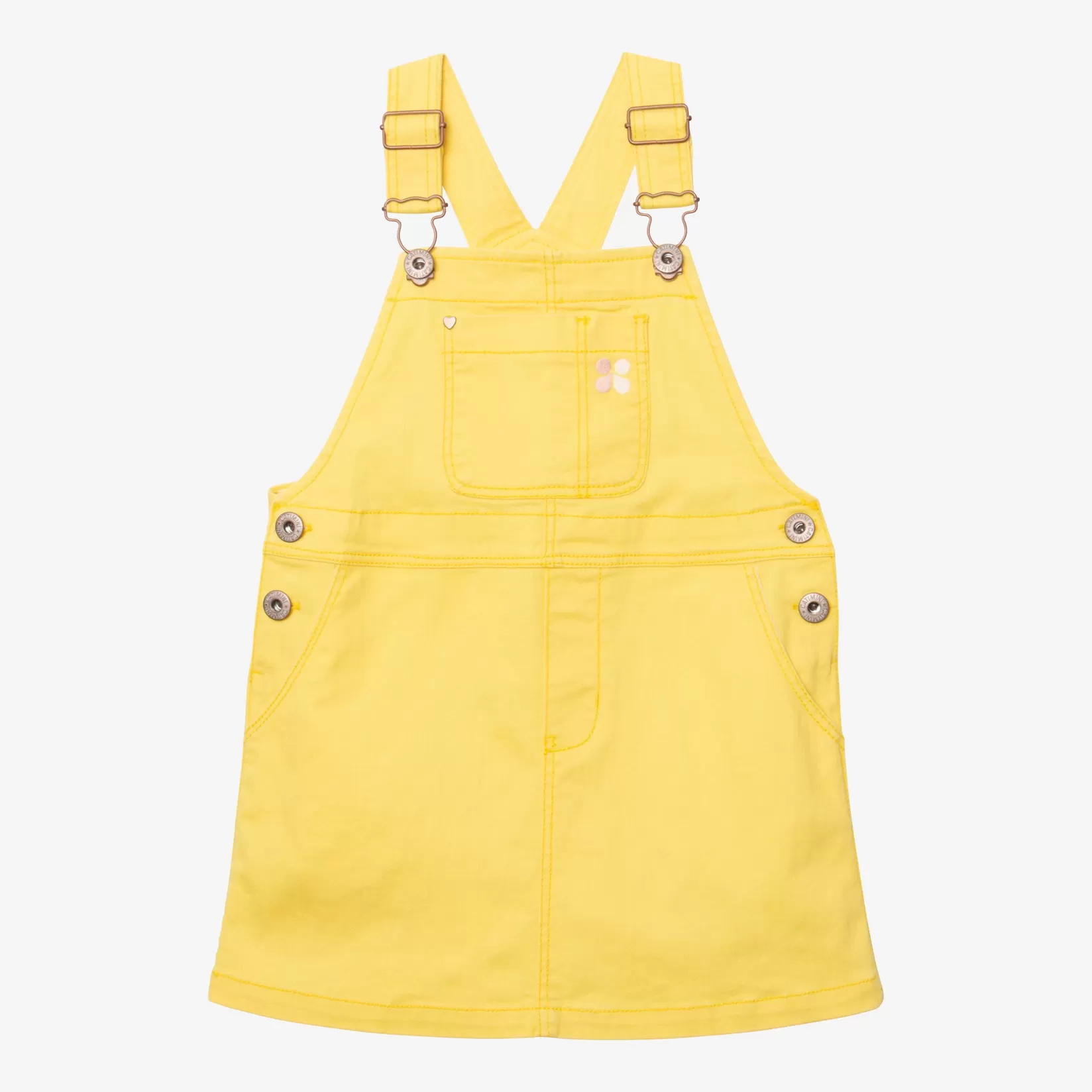 Girls' Yellow Denim Overall Dress*Catimini Best