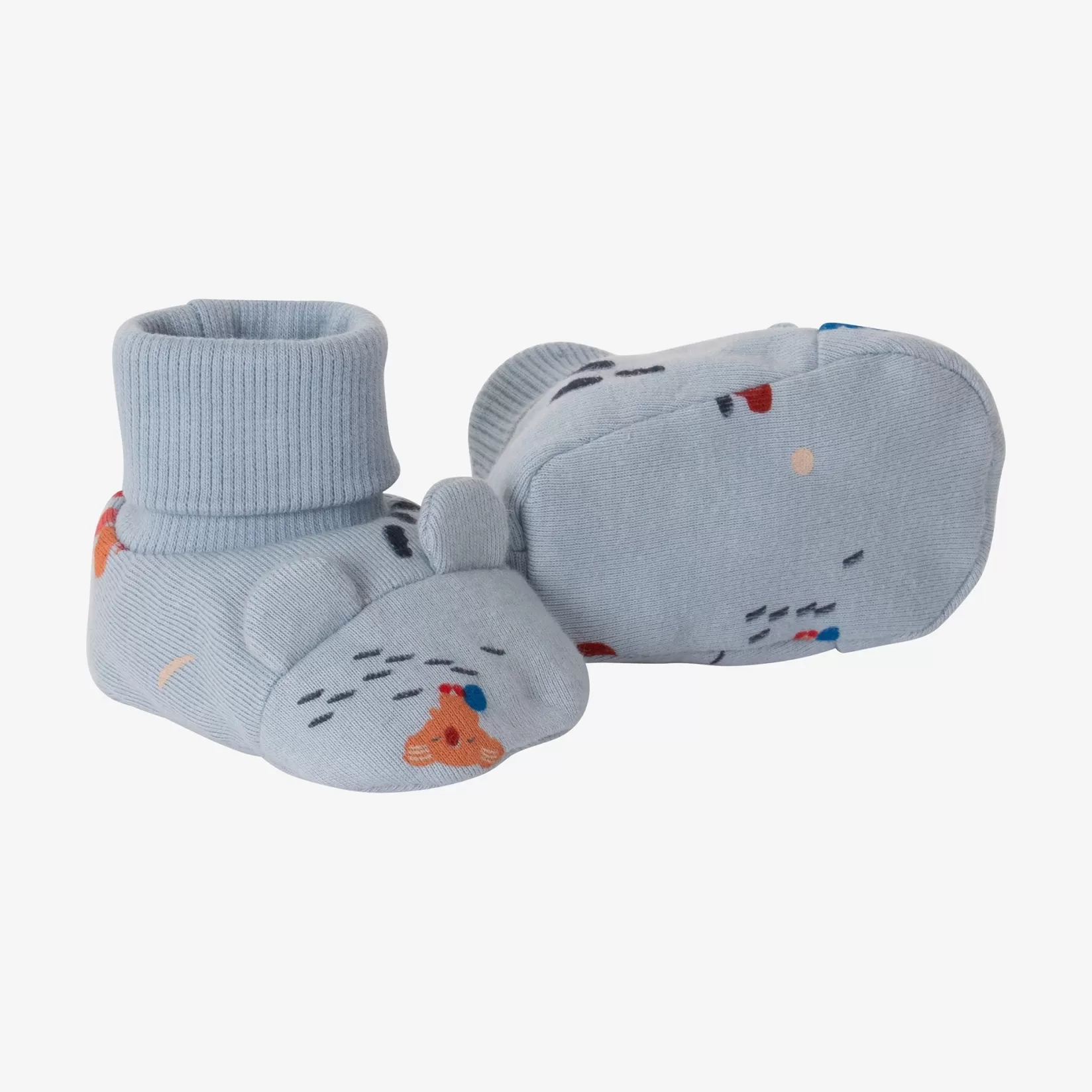 Newborn Boy Blue Jersey Booties*Catimini Cheap