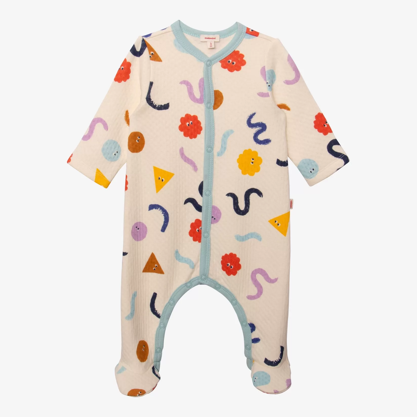 Newborn Boys' Beige Footie Pajama*Catimini Store