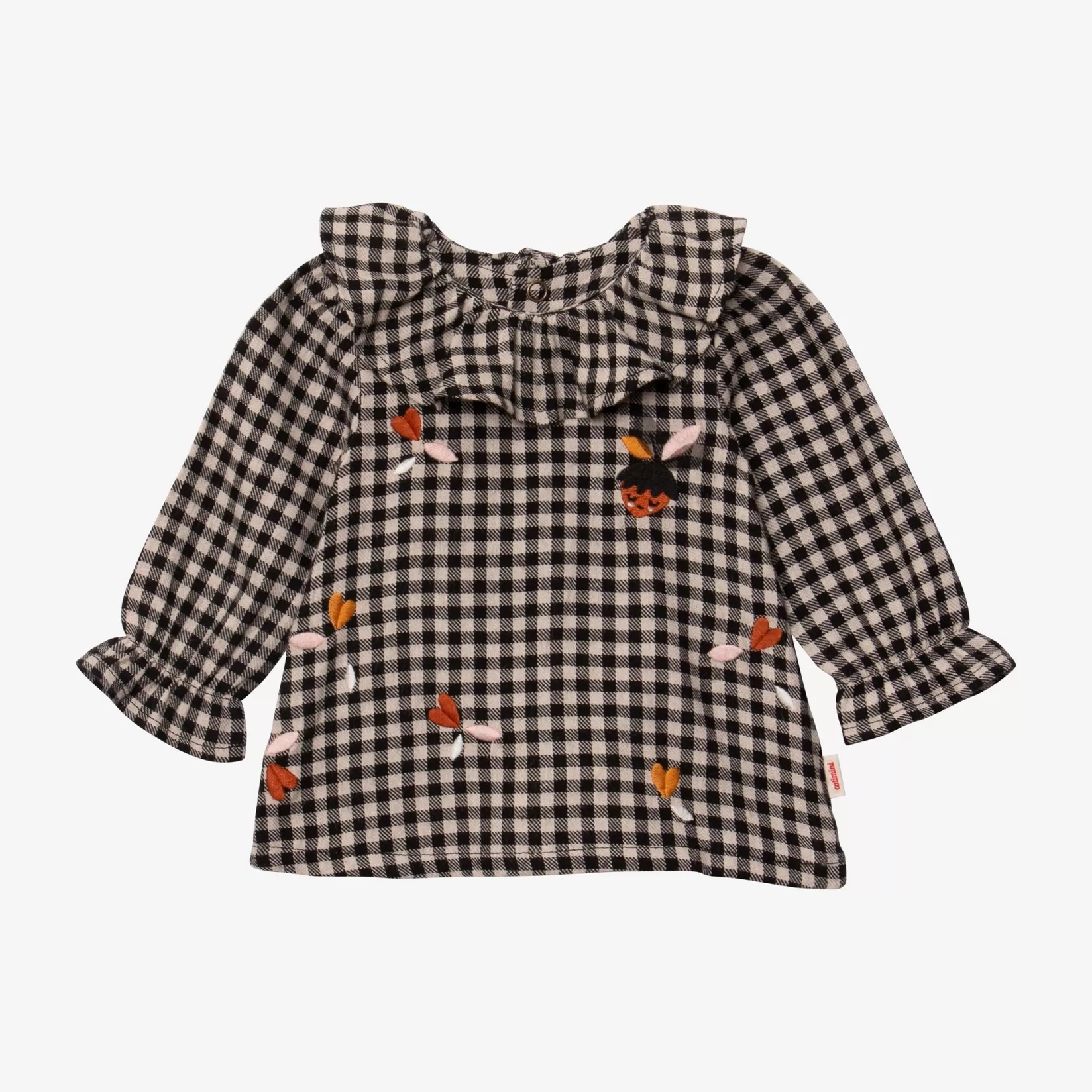 Newborn Girl Check Blouse*Catimini Flash Sale