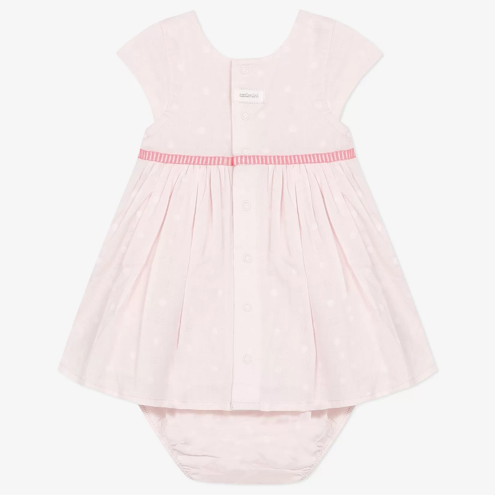 Newborn Girl Light Pink Dress And Bloomer Set*Catimini Cheap