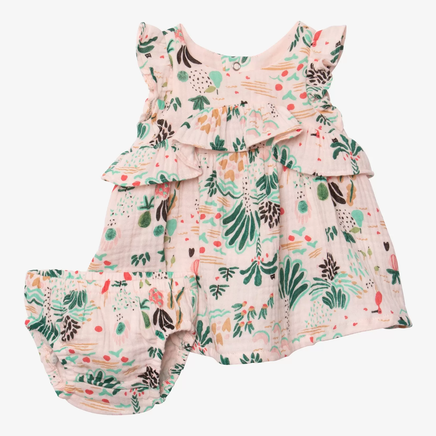 Newborn Girl Printed Dress*Catimini Fashion