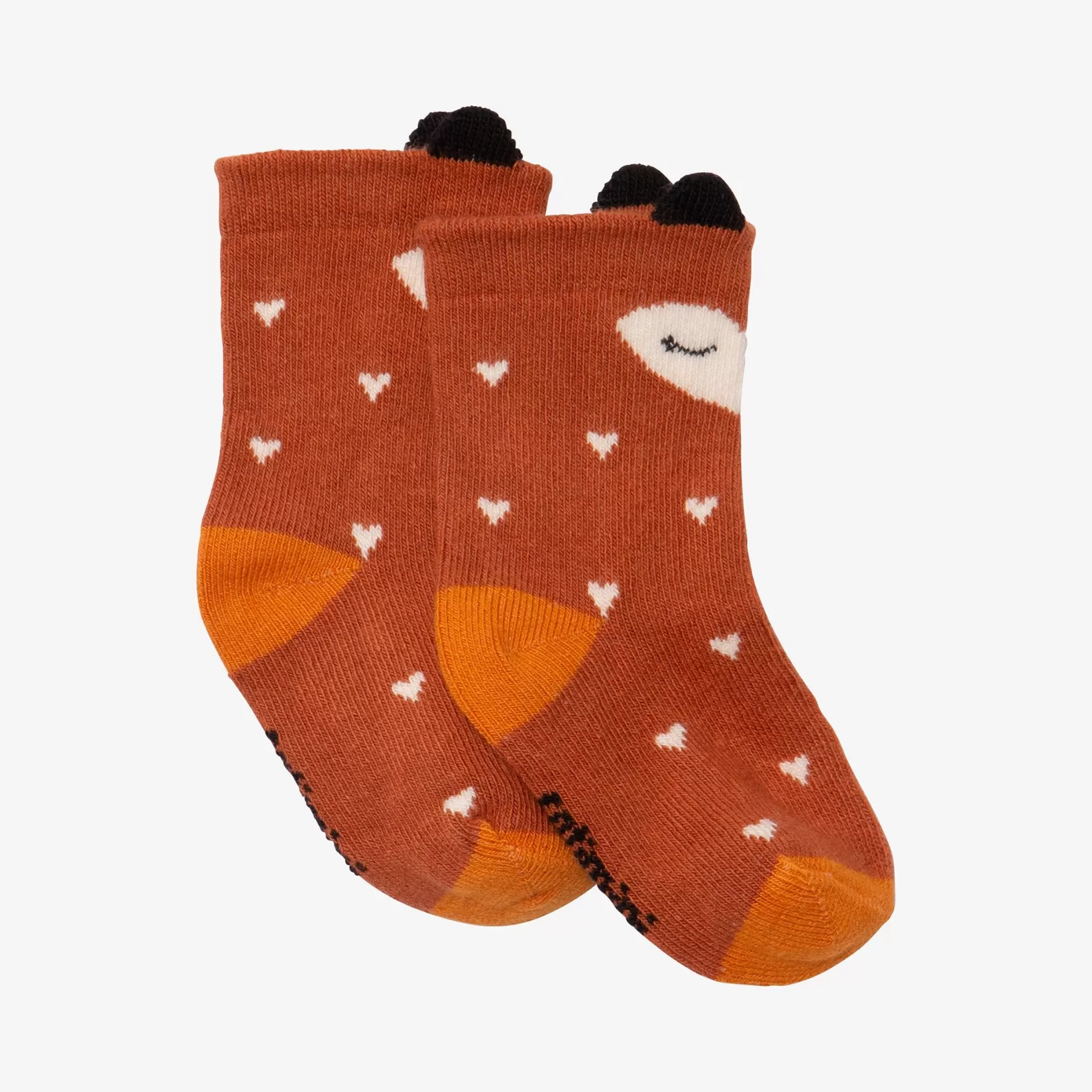 Newborn Girl Squirrel Camel Socks*Catimini Outlet