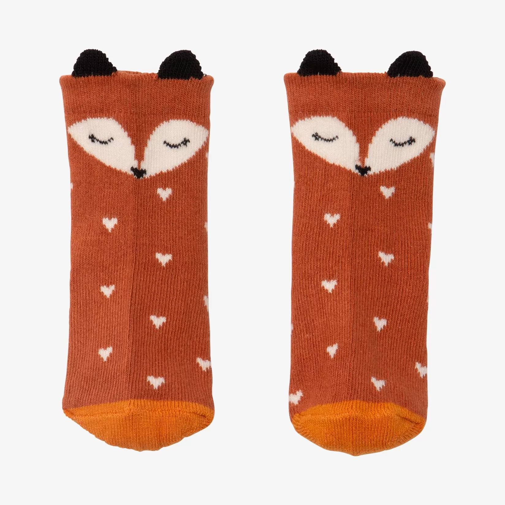 Newborn Girl Squirrel Camel Socks*Catimini Outlet