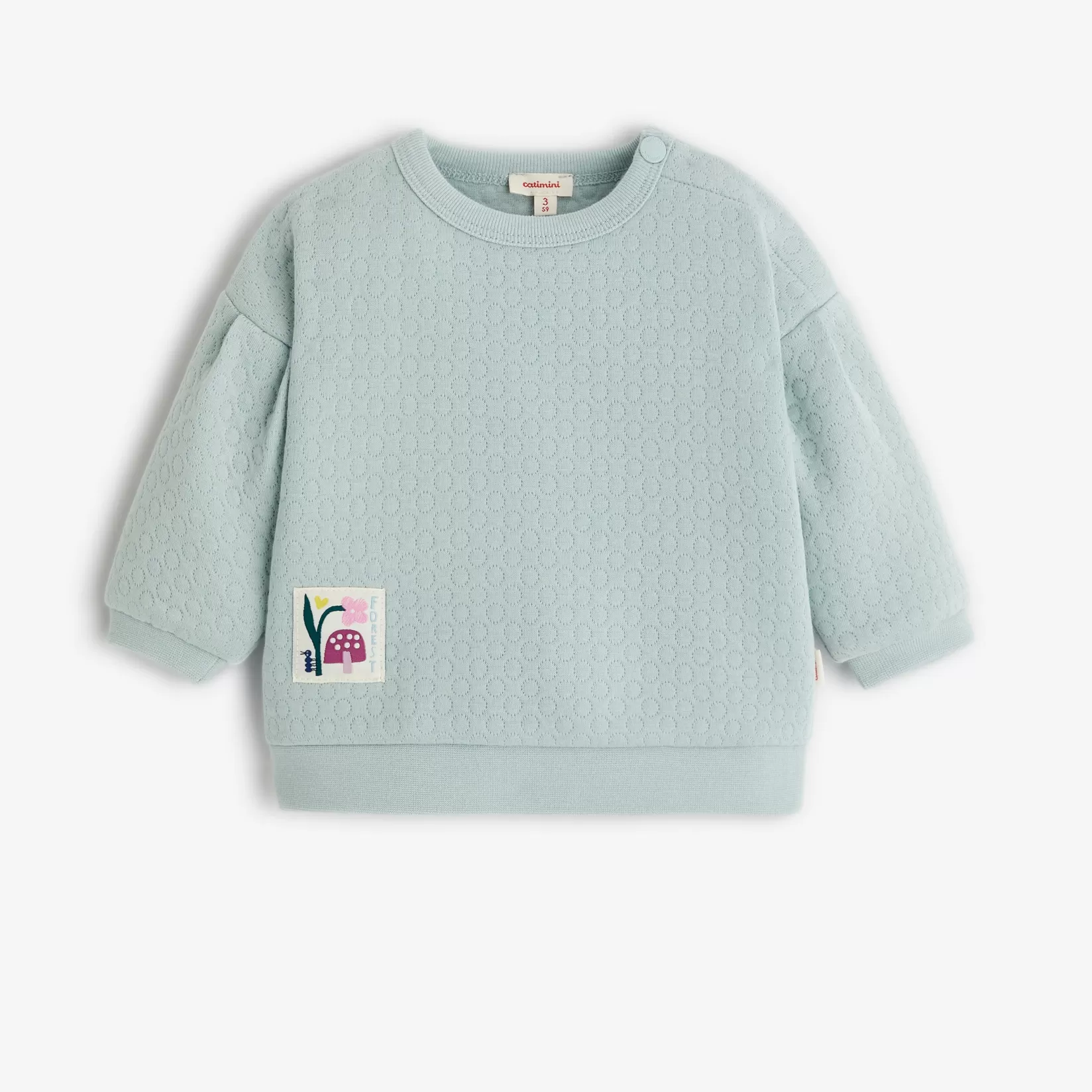 Newborn Girls' Blue Sweatshirt*Catimini Sale