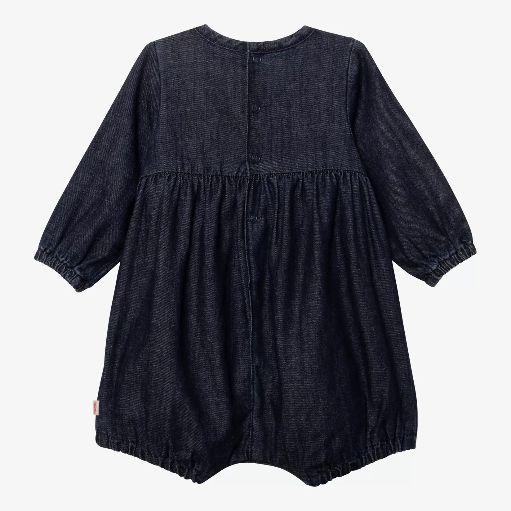 Newborn Girls' Dark Blue Denim Romper*Catimini Flash Sale