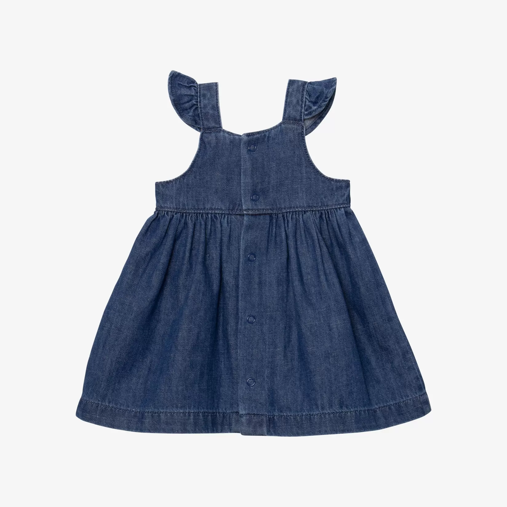 Newborn Girls' Embroidered Denim Dress*Catimini Cheap