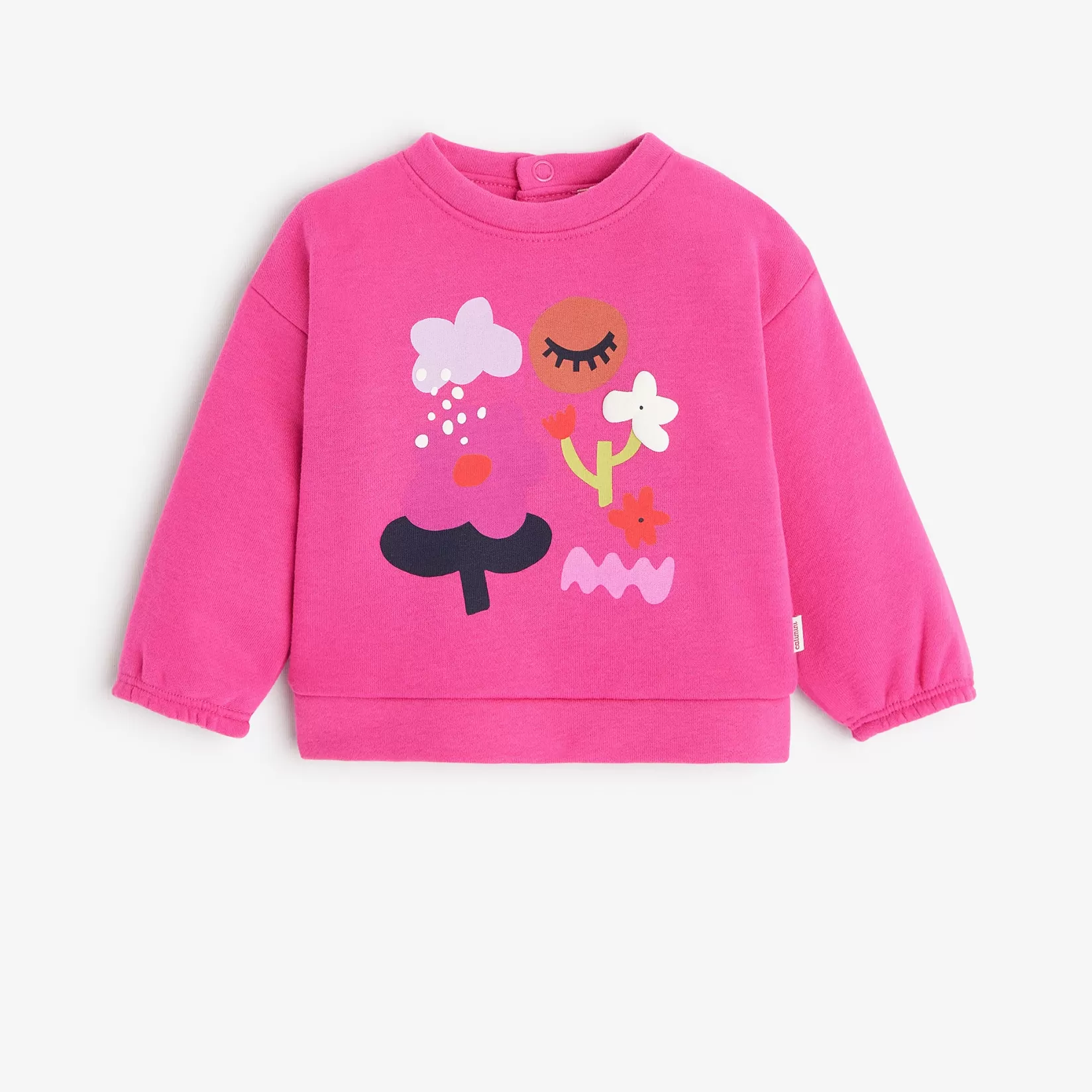 Newborn Girls' Hot Pink Sweatshirt*Catimini New