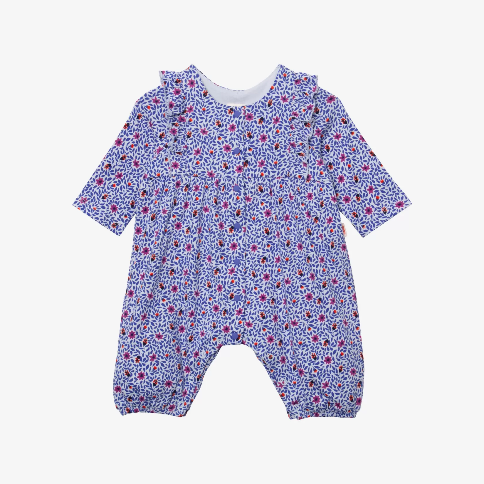 Newborn Girl's Micro Flowers Bodysuit*Catimini Cheap