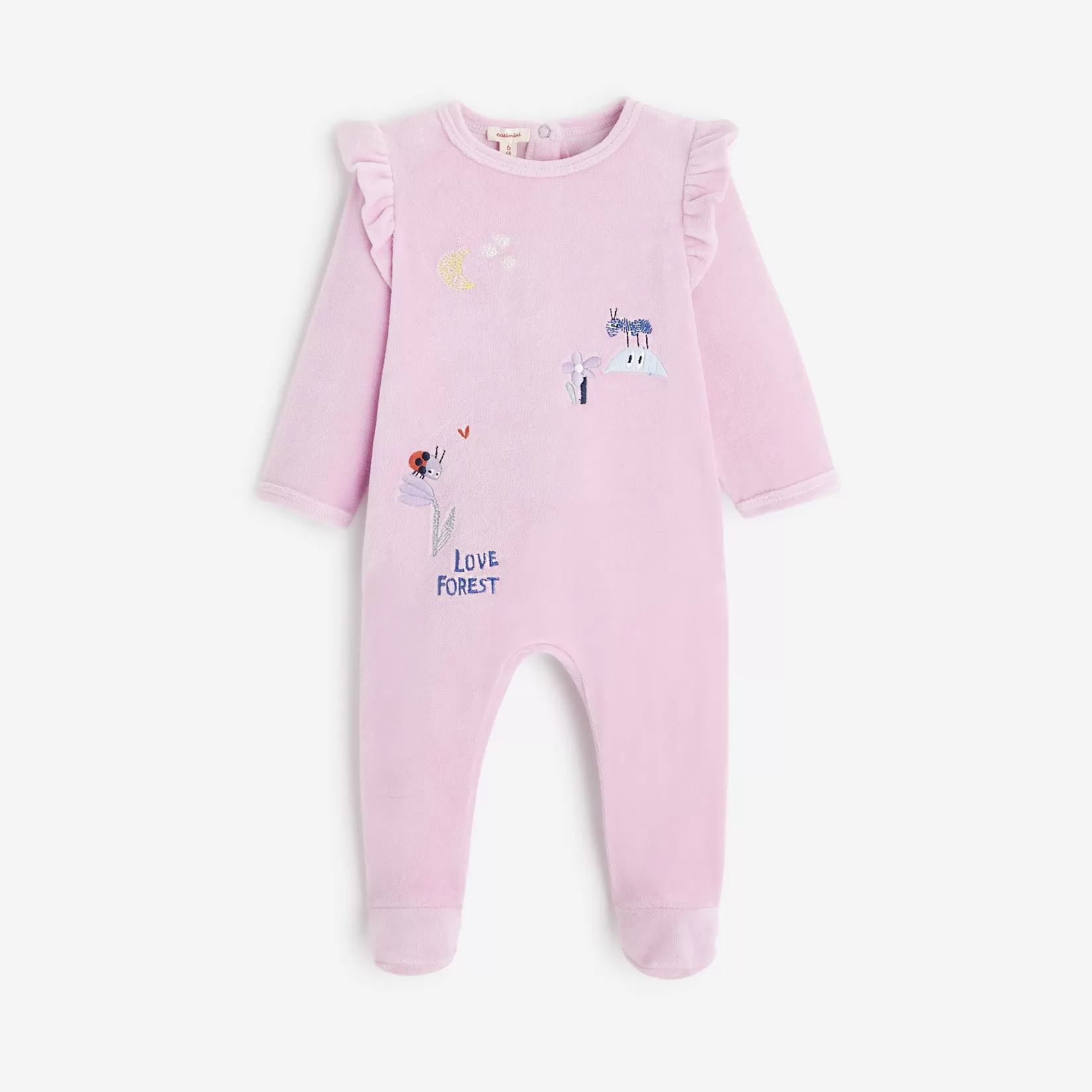 Newborn Girls' Purple Footie Pajama*Catimini Shop