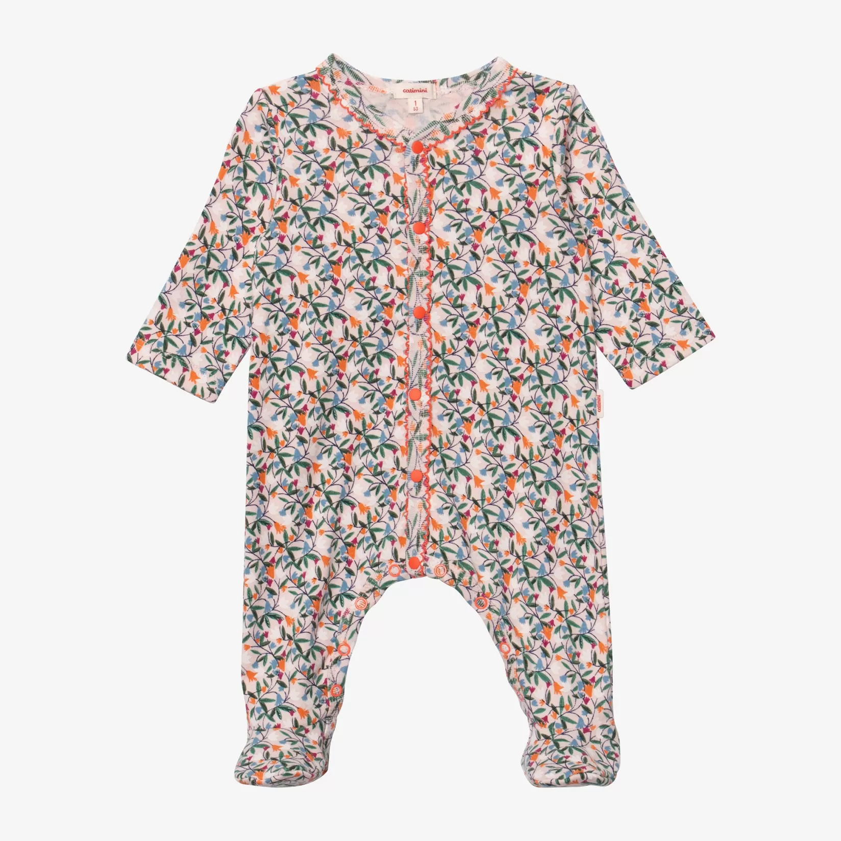 Newborn Girl's Springtime Footie Pajama*Catimini Store