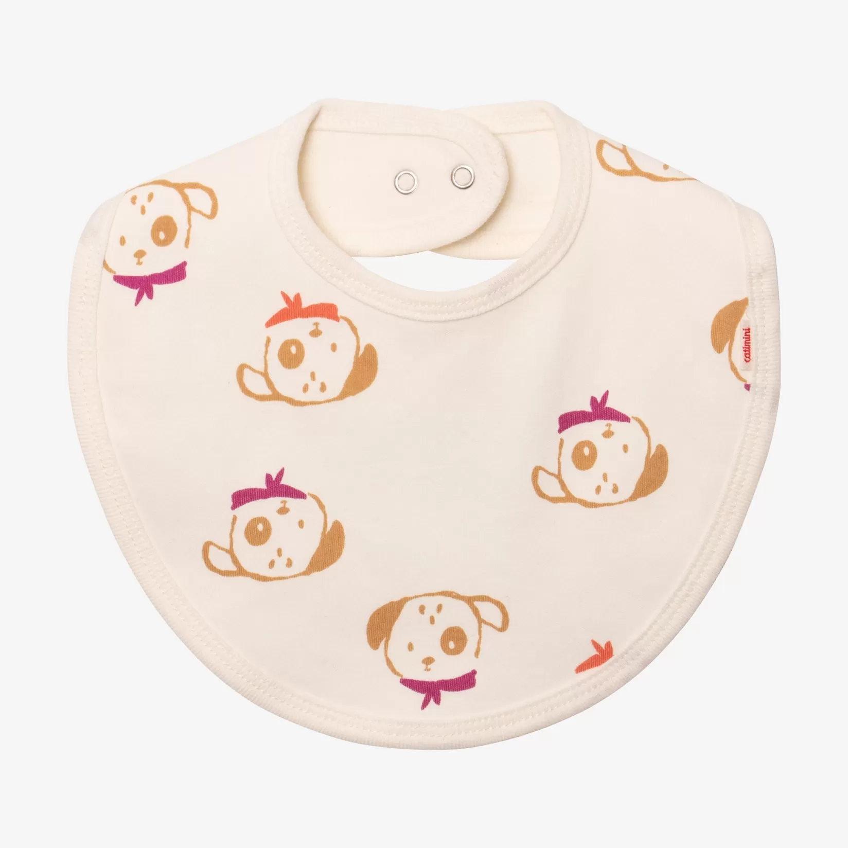 Newborn Off White Bib*Catimini Shop