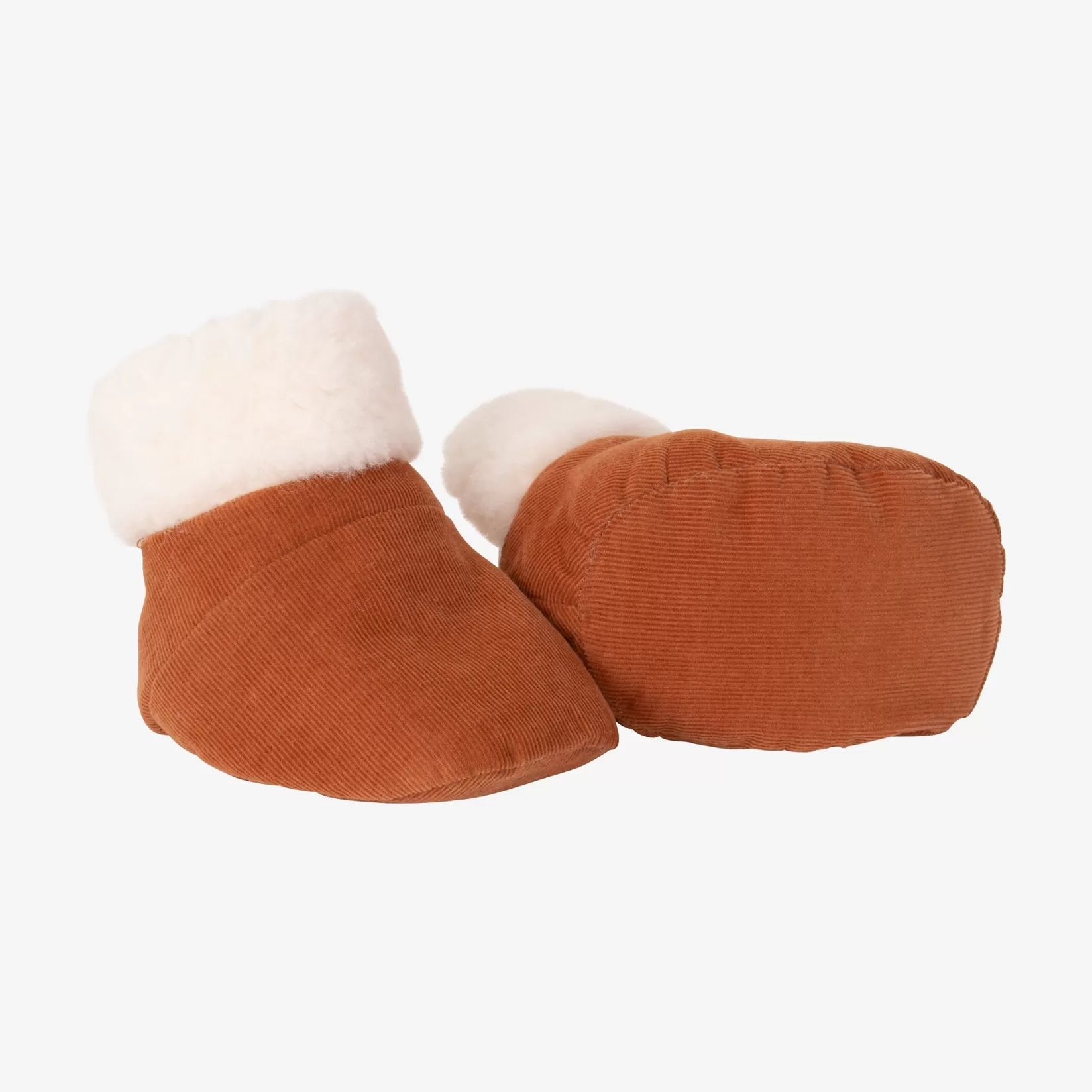 Newborn Reversible Caramel Booties*Catimini Fashion